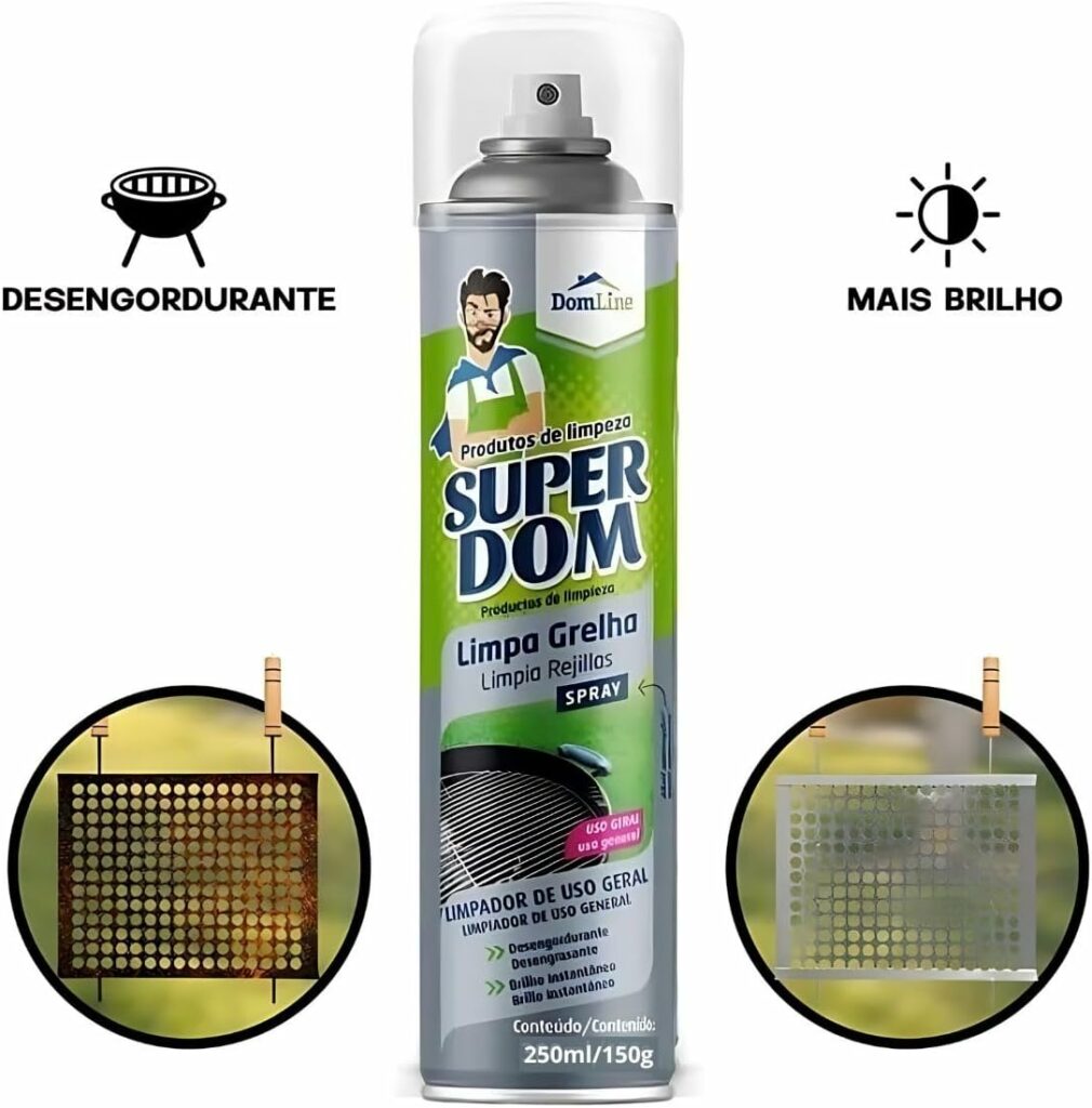 Donline, Spray limpa Grelha e Airfryer Remove Gordura 250 ml