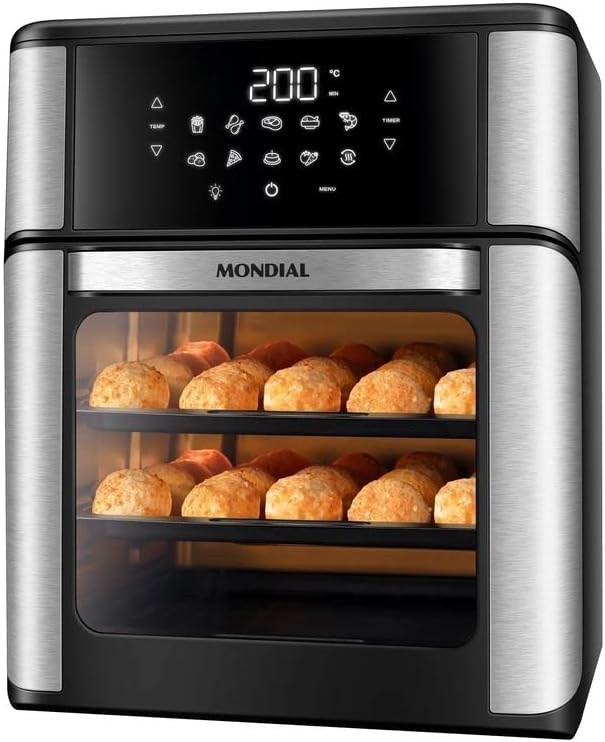 Fritadeira Air Fryer Forno Oven 12 Litros, Mondial