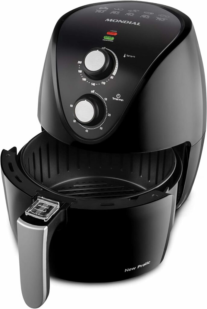 Fritadeira Sem Óleo Air Fryer 3,5 litros, Mondial, Preto 1500W