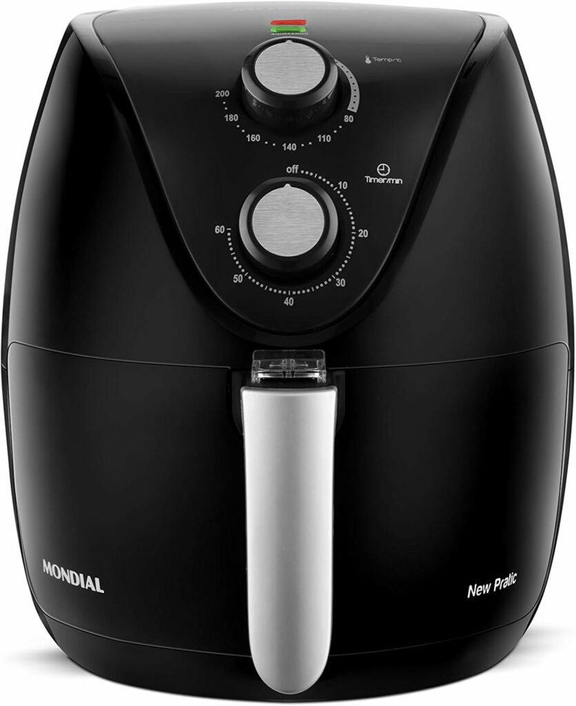 Fritadeira Sem Óleo Air Fryer 3,5 litros, Mondial, Preto FRENTE 1500W