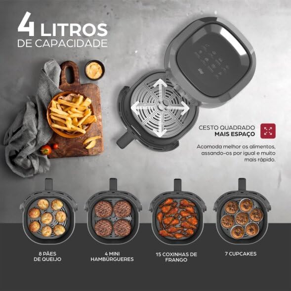 capacidade air fryer wap family