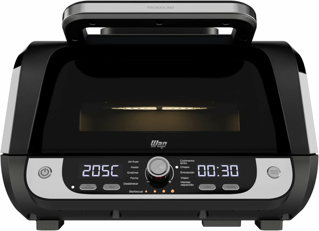 wap air fryer barbecue digital